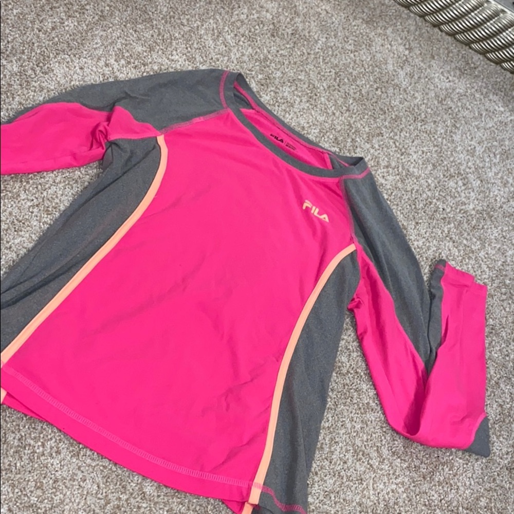 Long sleeve fila top